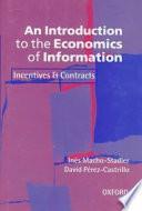 libro An Introduction To The Economics Of Information